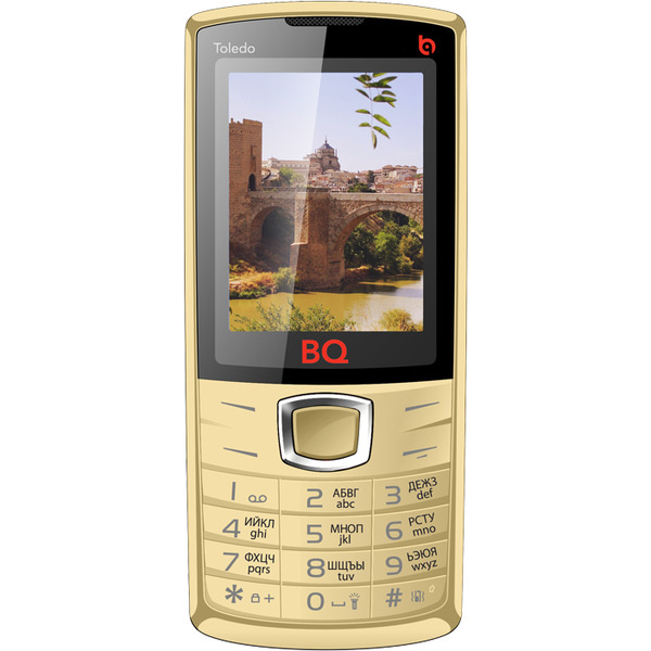 Мобильный телефон BQM-2406 Toledo золотой