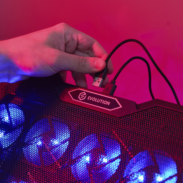 Подставка для ноутбука EVOLUTION LCS-07 RGB