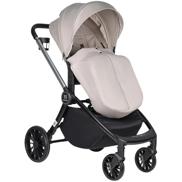 Детская универсальная коляска Farfello Baby Shell 2023 3 в 1 BBS-003 (кофейный)
