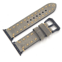 Ремешок Bingo Leather Cross для APPLE Watch Серый