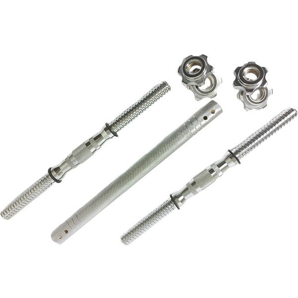 Набор гантельных грифов с соединительным коннектором AMETIST 40 см. (посад. диаметр 25 мм.)