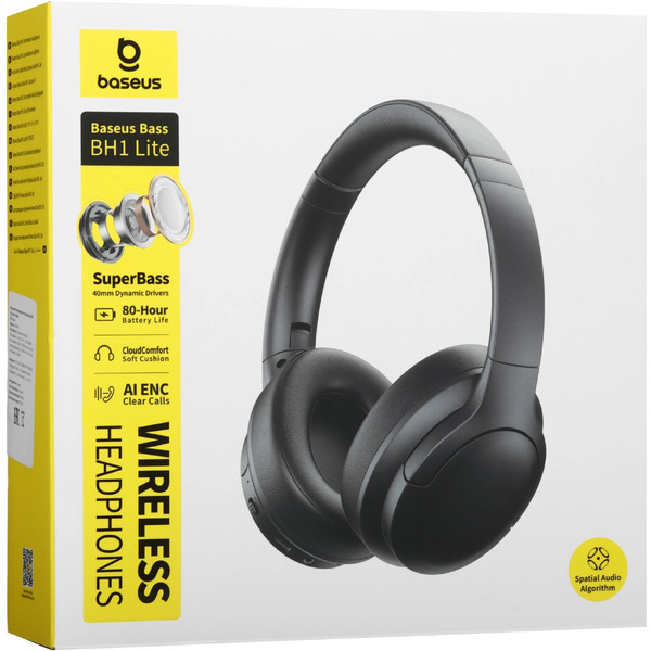 Наушники Baseus Bass BH1 Lite (черный)