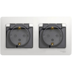 Розетка Systeme Electric Glossa GSL000147 Белый