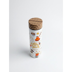 Термос Hobby Lobby HB-070 (белый coffee)