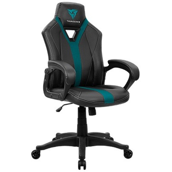 Кресло компьютерное THUNDERX3 YC1 (черный/бирюзовый)