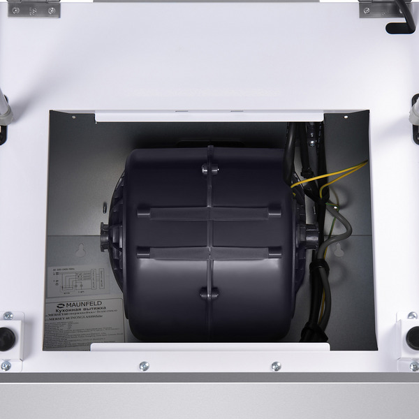 Кухонная вытяжка MAUNFELD Mersey 60 (нержавеющая сталь\белое стекло)