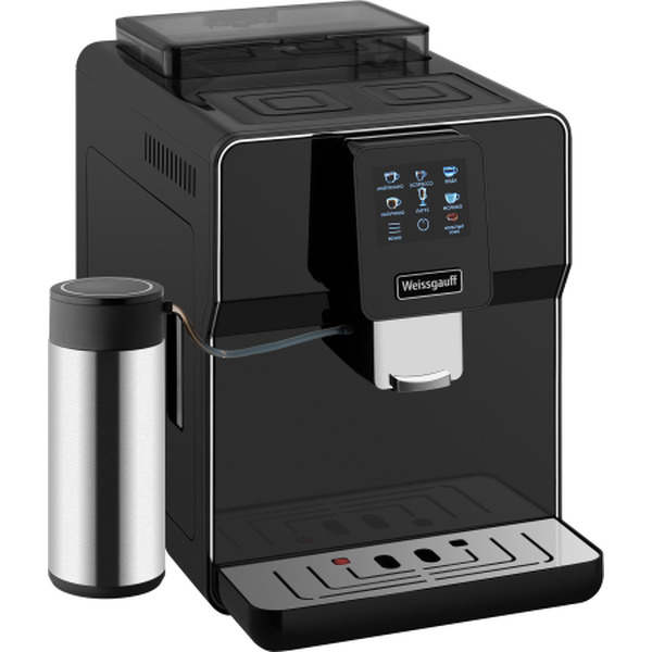 Кофемашина WEISSGAUFF WCM-330 TFT Touch Cappuccino Nero
