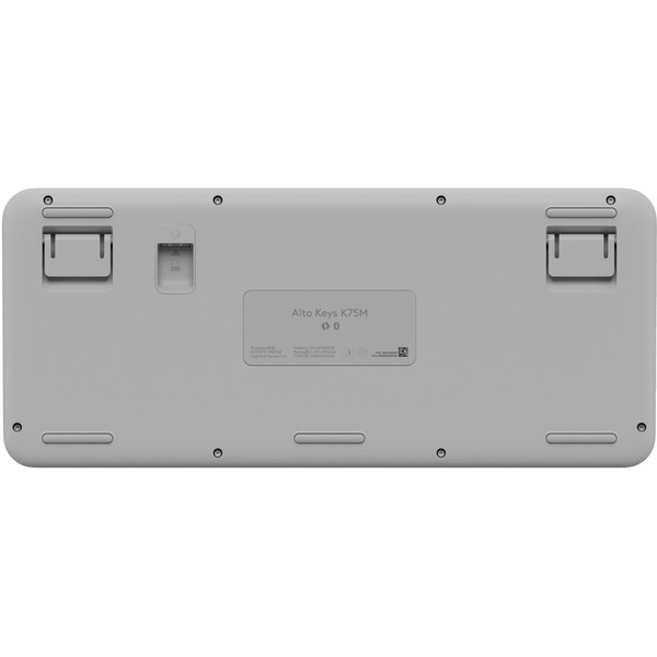 Клавиатура Logitech Alto Keys K75M 920-013300 (белый/серый, с гравировкой)