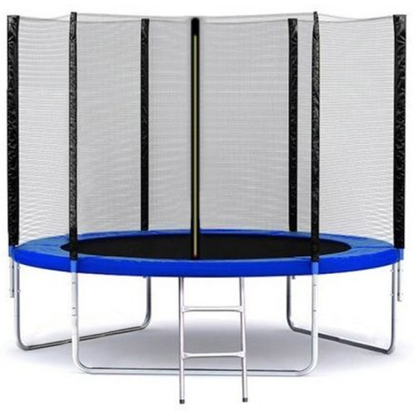 Батут пружинный FUNFIT 252 см (с защитной сеткой и лестницей)