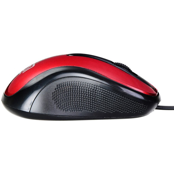 Мышь Oklick 385M (черный/красный)