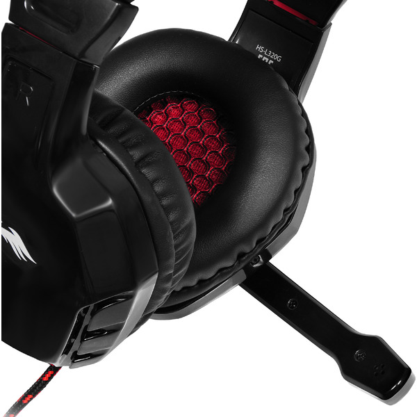 Наушники Oklick HS-L320G Phoenix (черный/красный)