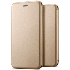 Чехол-книга CASE Magnetic flip для Samsung Galaxy A20s (золотой)