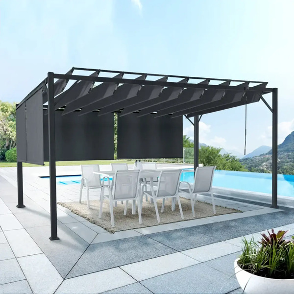 Шатер Springhouse Valencia с 4-мя маркизами SAG38 (графит)
