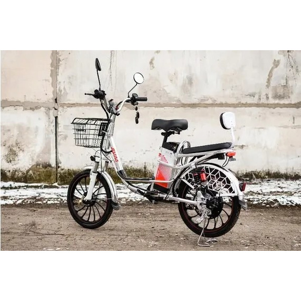 Электровелосипед AVM E-ALFA 20 Pro (серебристый)