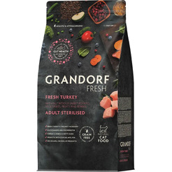 Сухой корм для кошек Grandorf Adult Sterilised Fresh Turkey&Sweet Potato (2кг)