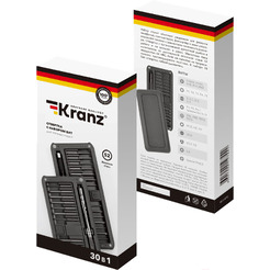 Набор отверток прецизионных Kranz KR-12-4752 (30 предметов)