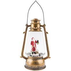 Декоративный фонарь с эффектом снегопада и подсветкой NEON-NIGHT Санта-Клаус 501-066