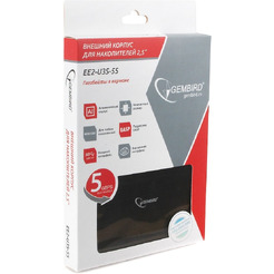 Внешний корпус 2.5" Gembird EE2-U3S-55 (черный)