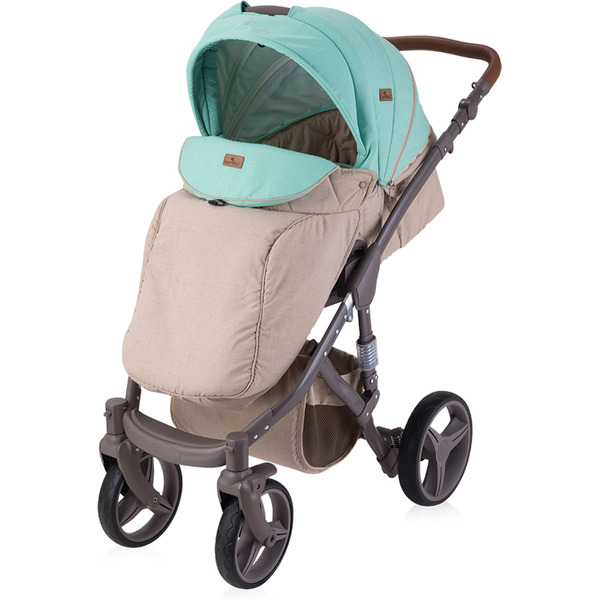 Коляска LORELLI Rimini 2 в 1 Beige Green Dots