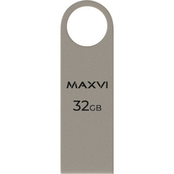 USB флеш Maxvi MK 32GB FD32GBUSB20C10MK (серебристый)