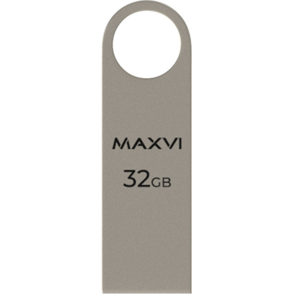 USB флеш Maxvi MK 32GB FD32GBUSB20C10MK (серебристый)