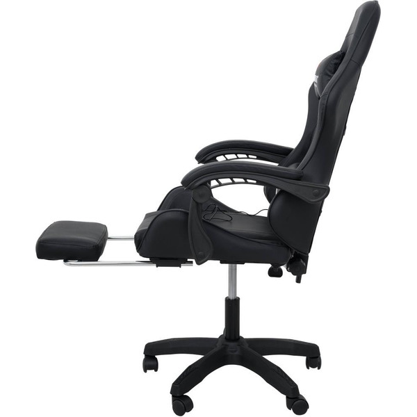 Вибромассажное кресло Calviano 1584 (черное PU)