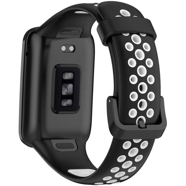 Ремешок для умных часов Bingo Sport для Xiaomi Smart Band 7 Pro (черный/белый)