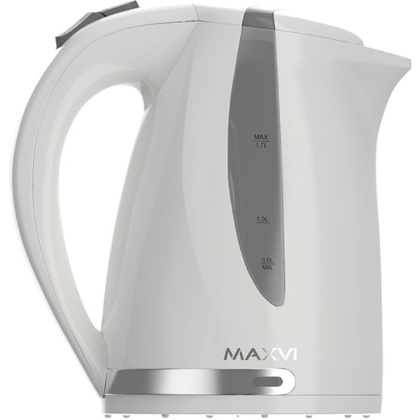 Электрический чайник Maxvi KE1701P (белый/серый)