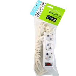 Удлинитель LUMIN У6-020 3 м (ПВС 3х0,75)