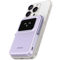 Внешний аккумулятор UGREEN PB571-35606 5000mAh Magnetic Wireless Power Bank Purple
