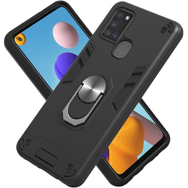 Бампер Bingo Warrior для Samsung Galaxy A21s (черный)