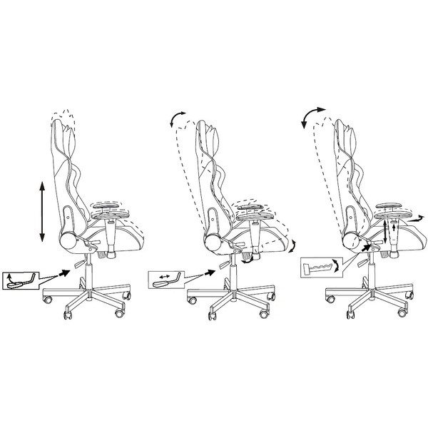 Игровое кресло Knight Regal (светло-серый)