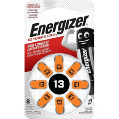 Батарейка Energizer EZ Turn & Lock 13 BL8