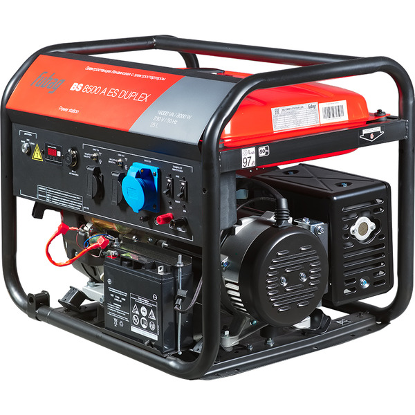 Генератор Fubag BS 8500 A ES Duplex 641089 (с коннектором автоматики)