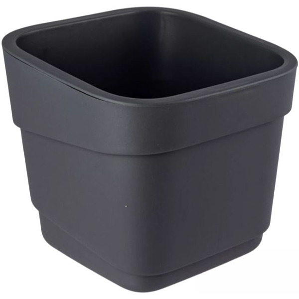 Горшок Полимербыт Hills 4397605 (серый)