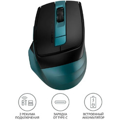 Мышь A4Tech Fstyler FB35C (зеленый/черный)