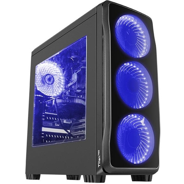 Корпус для компьютера GENESIS Titan 750 Blue Midi NPC-1126