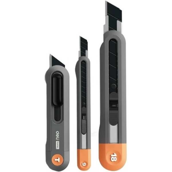 Набор ножей строительных Deli EHT4003C