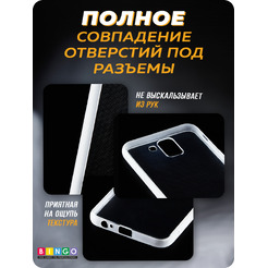 Чехол-накладка Bingo Mirror TPU для SAMSUNG Galaxy J6 2018 (белый)