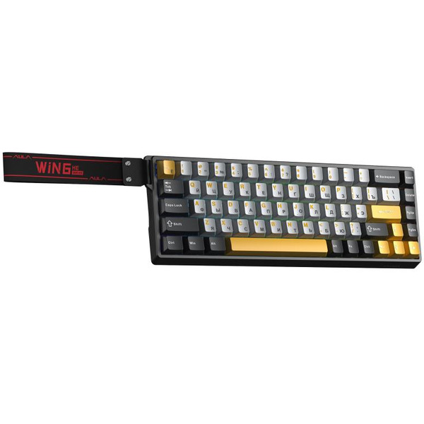 Клавиатура AULA WIN68HE MAX Gray-Black-Orange
