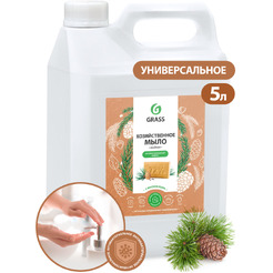Жидкое мыло Grass хозяйственное с маслом кедра 5л 125581