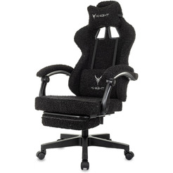 Игровое кресло Knight Lord/F (черный экомех)