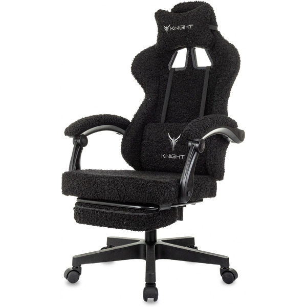 Игровое кресло Knight Lord/F (черный экомех)