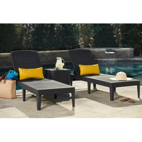 Шезлонг Keter Jaipur 255891 (коричневый)