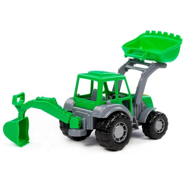 Экскаватор Полесье Мастер 24446 (серый/зеленый)