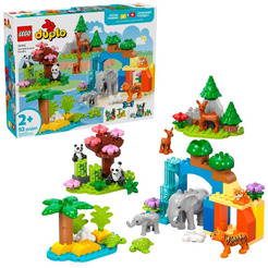 Конструктор Lego Duplo Семьи диких животных 3в1 10446