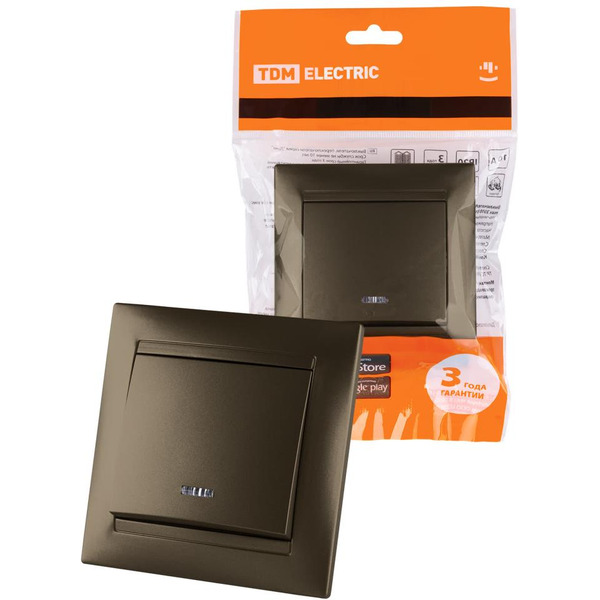 Выключатель TDM Electric Лама SQ1815-0704