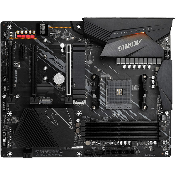 Материнская плата GigaByte B550 AM4 ATX AORUS ELITE V2 (rev 1.5)