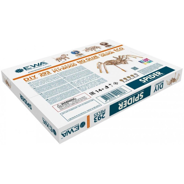 Механическая модель в виде конструктора EWA Eco-Wood-Art Паук