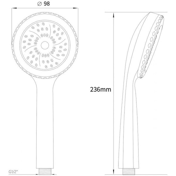 Душевая лейка AV Engineering AVSSS-056
